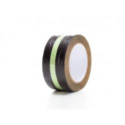 ANTISLIP GLOW IN THE DARK TAPE 5CM X 5M - ZWART/GROEN