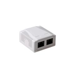 AANSLUITDOOS CAT5 2 X RJ45 OPBOUW LSA+