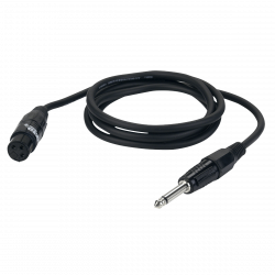 6.3MM JACK MALE MONO-XLR FEMALE (UNBALANCED) 6.0M