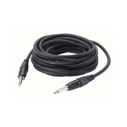 6.3MM JACK MALE-6.3MM JACK MALE MONO (UNBALANCED) 10M