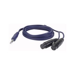 1 X 6.3MM JACK MALE STEREO-2 X XLR 3P FEMALE 1.5M