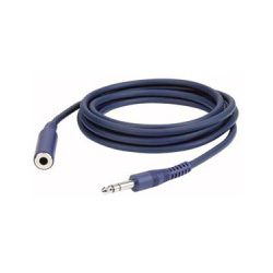 6.3MM JACK STEREO MALE-6.3MM JACK STEREO FEMALE 6M