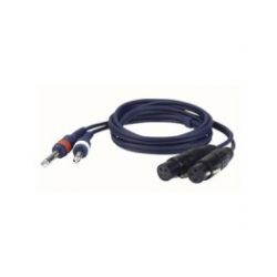 2 X 6.3MM JACK MALE MONO-2 X XLR 3P FEMALE 1.5M