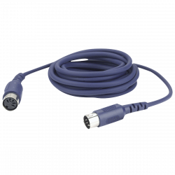 5P DIN MALE-5P DIN FEMALE 3M MIDI