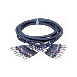 6.3MM JACK MALE-6.3MM JACK MALE STEREO 3M IN EEN KABEL (BALANCED)