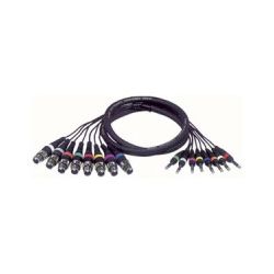 6.3MM JACK MALE STEREO-XLR 3P FEMALE 3M IN EEN KABEL (BALANCED)