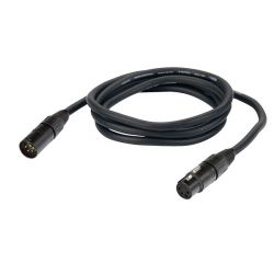 XLR MALE-XLR FEMALE 4P 10M MET NEUTRIK CONNECTOREN