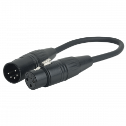 VERLOOP 5P XLR MALE - 3P XLR FEMALE
