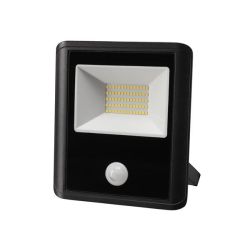 BOUWLAMP LED 50W 3500LM 4000K IP65 230VAC MET PIR