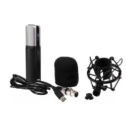 SET MET CONDENSATOR MICROFOON