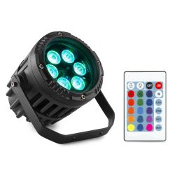 LED PAR 6 X 3W RGB MET AFSTANDBEDIENING