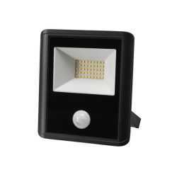 BOUWLAMP LED 30W 2100LM 4000K IP65 230VAC MET PIR