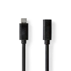 USB-C KABEL 3.1 MALE / 3.1 FEMALE 2M 60W 4K@60HZ 5GBPS