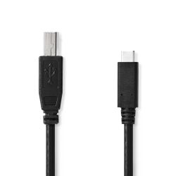 USB-C KABEL 3.1 MALE / 2.0 B MALE 1M 480MBPS