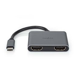 USB-C NAAR 2 X HDMI 0.1M