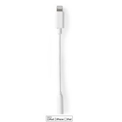 3.5MM JACK STEREO FEMALE - APPLE LIGHTNING 0,15M