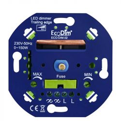 LED DIMMER 0-150W INBOUW FASE AFSNIJDING (RC)