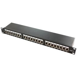 PATCHPANEEL 24 VOUDIG 110 BLOCK / LSA+ CAT6A STP