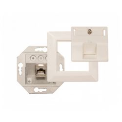 AANSLUITDOOS CAT5 2 X RJ45 OPBOUW KS6A AANSLUITING