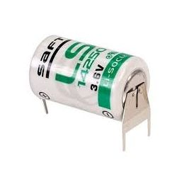 LITHIUM 3.6V 1200MA 1/2AA 14.6X24.8MM MET PRINTAANSLUITING 3P DE - IS DUBBEL