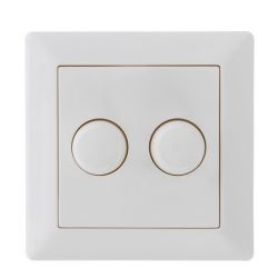 LED DIMMER DUO KNOP GIRA/JUNG/MERTEN WIT/WIT