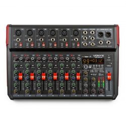 10-KANAALS MIXER GELUIDSEFFECTEN USB/MP3/BLUETOOTH