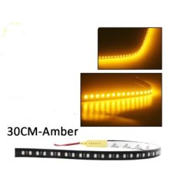 LEDSTRIP MET KNIPPER FUNCTIE 30CM 32LEDS ORANJE 12VDC 2 STUKS