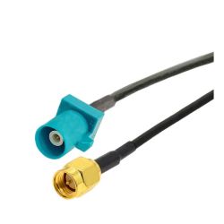 FAKRA Z KABEL MALE-SMA MALE 1M