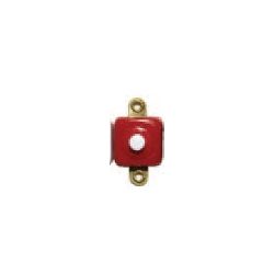 SCHAKELAAR DRUK VIERKANT (MOMENT) ROOD