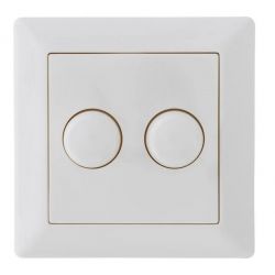 LED DIMMER DUO KNOP MERTEN WIT/WIT