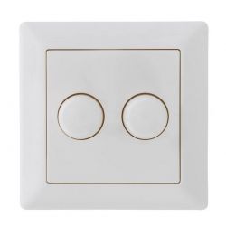 LED DIMMER DUO KNOP JUNG WIT/WIT