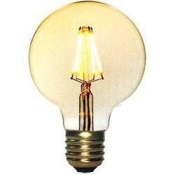 LEDLAMP RETRO GLOBE G80 4W 2200K 250LM E27 DIMBAAR