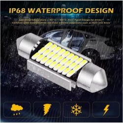 LED LAMP C5W 12V 3W 220LM 6000K 31MM CANBUS