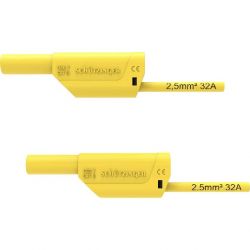 MEETSNOER PVC 200CM PVC GEEL 2.5MM2 MAX. 1000VAC 32A CATII