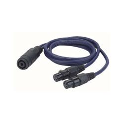 SPEAKON FEMALE-2 X XLR 3P FEMALE 1.5M