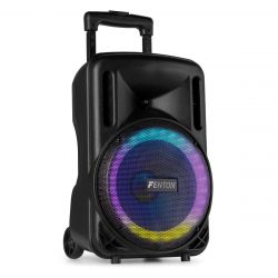 PORTABLE SOUND SYSTEM MET ACCU 10'' 450W BT,  USB, MICRO-SD/MMC MP3-SPELER, DRAADLOZE MICROFOON