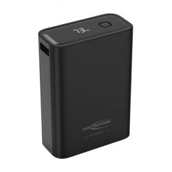 POWERBANK 20000MA MET 1XUSB-A/1XUSB-C ZWART