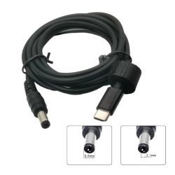 DC-KABEL USB-C NAAR 2.1X5.5MM 18.5-20V UITGANGSSPANNING 1.5M