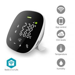 LUCHTKWALITEITSMONITOR WIFI GROOT LED-DISPLAY