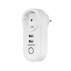 SMART PLUG SCHAKELAAR 3450W WIFI MET 2 USB