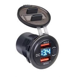 DUAL USB STOPCONTACT QC3.0