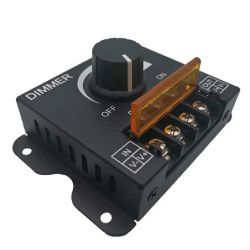 LED DIMMER 12V/24V 30A ZWART