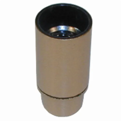 FITTING E14 GLAD GOUD MET M10 NIPPEL 250V/2A 190GR/C
