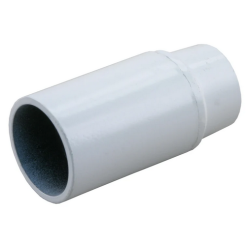 FITTING E14 GLAD WIT MET M10 NIPPEL 250V/2A 190GR/C