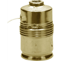 FITTING E27 MESSING MET TREKSCHAKELAAR EN M10 NIPPEL