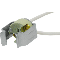 FITTING HALOGEEN GU5,3 STEATIT MET PTFE AANSLUITDRADEN