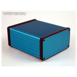 ALUMINIUM BEHUIZING BLAUW 120X103X53MM ALUMINIUM FRONT