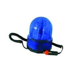 ZWAAILICHT BLAUW 12V PLUG MET 2,5M KABEL EN MAGNEET VOET 130X125MM