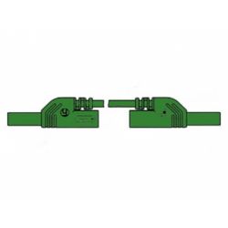 MEETSNOER 4MM 25CM 1MMý PVC GROEN MET CONTACTBEVEILIGING ENDOORKOPPELBAAR MAX. 1000VDC/16A