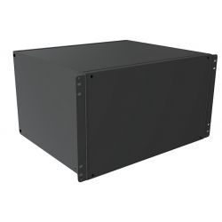 KAST 19'' ZWART 425X380X264MM 6U ALUMINIUM